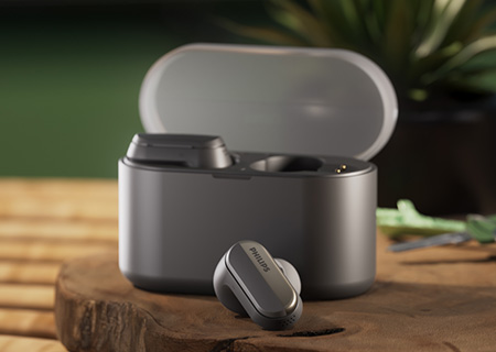 N&aelig;rbillede af Philips T6908 hovedtelefoner med etui