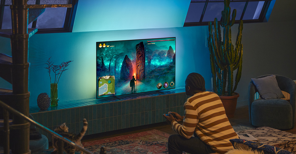 Philips OLED-TV forbedrede gamingfunktion